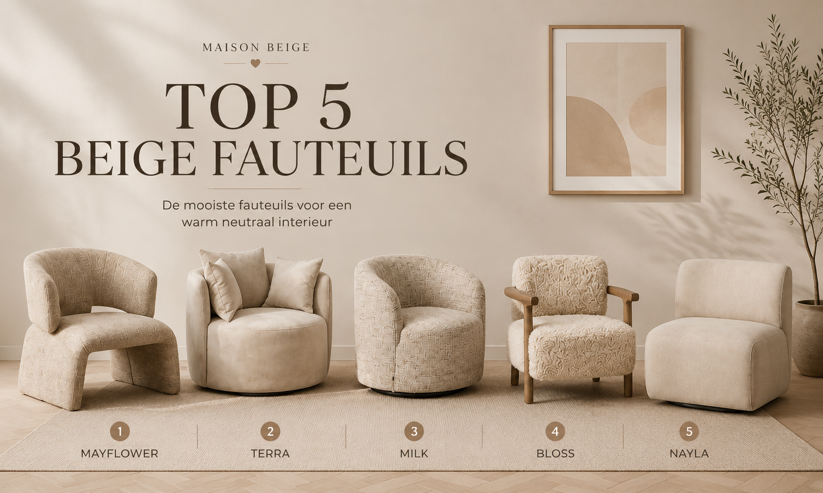 Top 5 fauteuils